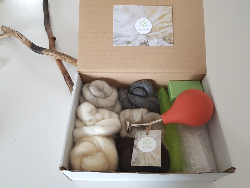 wet felting kit startpakket natvilten Studio Namenia (21b)