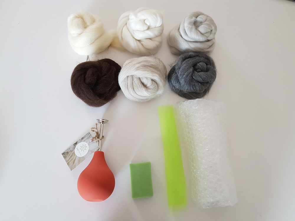 wet felting kit startpakket natvilten Studio Namenia (3b)