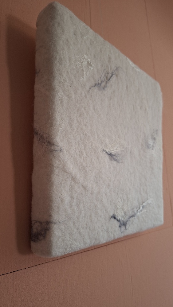 wool art wolkunst wandpaneel vilt akoestisch wandpaneel wol Sky_Arte Cascada (1)