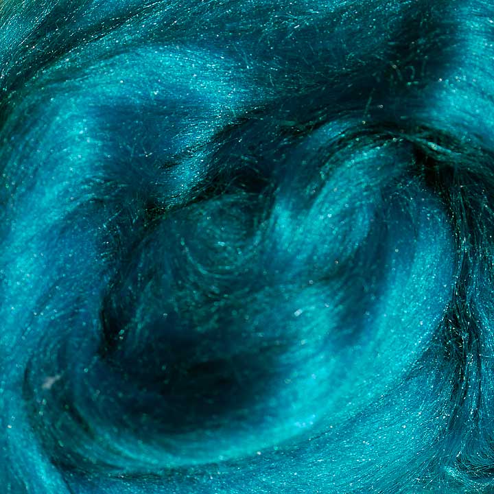 zijdevezel voor vilten zijdelont kopen winkel wolgoeroe turquoise