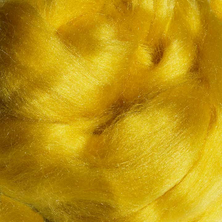 zijdevezel voor vilten zijdelont kopen winkel wolgoeroe yellow geel
