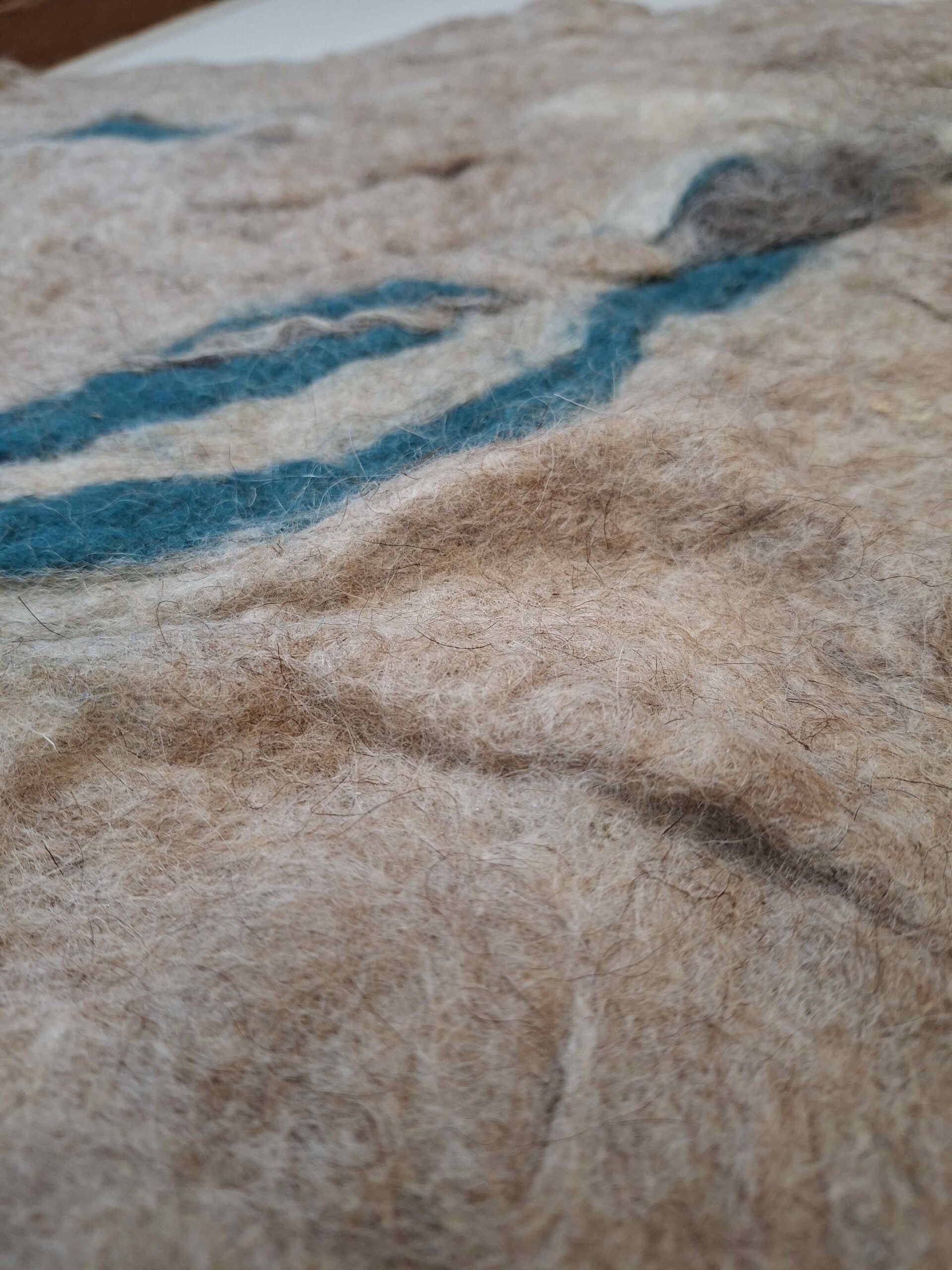 Under-the-surface-_-Arte-cascada-wool-art-wall-hanging-wool-felted-art-acoustic-art-7-scaled