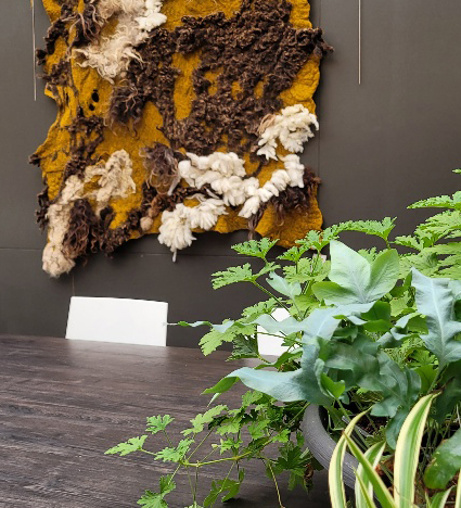 Wool art wool painting acoustic art acoustic panel Lana Romana _ Arte Cascada (1)